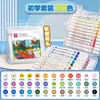 Marcador Acrílico Deli Impermeable y Opaco para Pintura Artística Estudiantil y Infantil Caja de Marcadores Oleosos Profesionales