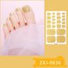 Zhengxiang Cor Sólida Pó de Cebola Adesivos Brilhantes para Unhas dos Pés Explosões Transfronteiriças Adesivos para Unhas dos Pés de Menina Adesivos de Unha Adesivos Impermeáveis para os Pés