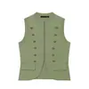 Comércio Exterior 2026 Chegada Nova Primavera Estilo Europeu e Americano Moda Feminina Casual Solto Sem Mangas Gola Redonda Colete de Tricô 5536030