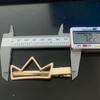 Popular Golden Hollow Duck Bill Clip Love Hair Clip DIY cocar acessórios fabricantes grande preço excelente
