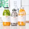 Botella de bebida coreana de 500 ml, botella de té de leche, botella de leche, tienda de bebidas frías de café con botella de vidrio para jugo de 300 ml