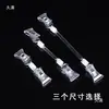 Clip de doble cabeza Clip transparente Soporte vertical para etiquetas de precio Restaurante Restaurante de Hot Pot Tarjeta de visualización de precios de platos Clip para anuncios POP