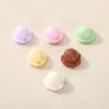 Juguete de Comida Bola de Helado Multicolor Accesorios de Resina Pegamento de Crema Estuche para Teléfono Móvil DIY Colgante para Llavero Accesorios para el Cabello Zapatos con Agujeros