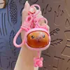 Chaveiro Pingente Criativo Rosto de Capivara Que Muda de Cor Fofo Shiba Inu Ornamento de Chaveiro de Mochila Pequeno Presente