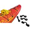 Accesorios para kayak respaldo hebilla colgante cuerda elástica hebilla de anillo de tracción de plástico placa de clip fijo hebilla hebilla de fijación de barco de plástico hebilla en forma de C