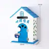 Muebles para el Hogar Estilo Pastoral Buzón de Guardería Buzón de Mensajes Buzón de Madera Buzón de Sugerencias Decoraciones de Casitas de Madera Pequeñas