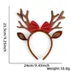 Decorações de Natal galhadas de alce tiara tiara festa de Natal chapéu de Natal tiara de árvore de Natal presente infantil