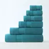 Conjunto de toalhas de banho de algodão puro espessas e ampliadas transfronteiriças, toalha absorvente para lavar o rosto, algodão de fibra longa sem soltar fiapos, 100% algodão, Classe A, personalizado