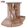 Bufanda larga de otoño e invierno al por mayor nueva moda estampado de leopardo pequeño bufanda de gasa todo el año en stock