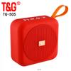 Altavoz Bluetooth cuadrado TG505, portátil, para exteriores, impermeable, de tela de malla, minialtavoz subwoofer