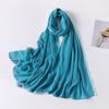 Nova Malásia Indonésia Baotou Lace Lenço Decorativo Pérola Chiffon Lenços Atacado MSL208