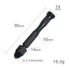 Portabrocas Eléctrico Wm Ajustable de Tres Mordazas de Cambio Rápido Vástago Hexagonal Portabrocas para Taladro Helicoidal 0.3mm-8mm