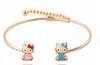 Nicho Criativo Charme Japonês Novo Desenho Animado Sanrio HalloKitty Hello Kitty Pulseira Namorada Jóias