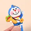 Pingente de Brinquedo Doraemon Pingente de Mochila Escolar Chaveiro Gato Robô Azul Redondo Decoração Criativa para Bolsa Pingente