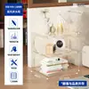 Mesa lateral transparente de lujo ligero para uso doméstico, mesa auxiliar de sofá estilo crema minimalista, mesa de noche simple de madera maciza para sala de estar en mirador