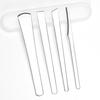Cuchillo de Pedicura Espejado, Set de Pedicura Especial para Técnico de Pedicura para Eliminar Piel Muerta y Callosidades, Herramienta de Pedicura de Tres Cuchillos de Yangzhou