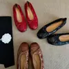 Zapatos planos bajos retro estilo francés, zapatos de abuela para mujer, con lazo, suela suave cómoda, zapatillas de ballet para mujer en negro y marrón