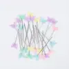 Botones de Mariposa Corazón Coloridos Pajaritas Pines con Forma de Flor Pines de Estilismo para Ropa Pines de Posicionamiento para Pelucas de Flores