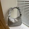 Patrón Tejido de Textura Suave 2026 Lujo Ligero Simple Clásico Gran Capacidad para Viajar al Trabajo Plegado Hombro Axila Bolso de Mano para Mujer