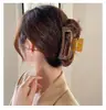 Pinza de tiburón cuadrada grande de gelatina de 10.5cm para mujer, pinza para el pelo de la parte trasera de la cabeza, horquilla, pinza acrílica, accesorios para el cabello al por mayor