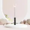 Estante retráctil conveniente para secar ropa para uso doméstico; secador de ropa simple y elegante; poste retráctil para secar ropa
