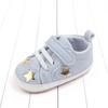 Zapatos de bebé de primavera y otoño para niños y niñas de 0 a 1 año, estrella de cinco puntas, suela blanda, zapatos para niños pequeños, zapatos de bebé BC2275