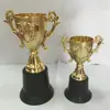 Trofeo Dorado de Plástico para Estudiantes de Primaria y Secundaria Jardín de Infancia Descubierto Trofeo de Plástico Galvanizado Decoración Premio de Aprendizaje