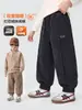Pantalones para niño Right Europe, pantalones casuales de invierno gruesos y forrados de polar, nuevo estilo 2026, para niños mayores y pequeños, ropa de invierno para niños
