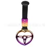 Cuerda de remolque de pasta para coche nuevo, pulsera de tracción para volante con forma de corazón JDM, colgante interior, correa de remolque para parachoques