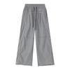 Comercio Exterior Americano Pantalones de Mopa Sueltos Verano y Otoño 2024 Nuevos Retro Cordón Ropa de Trabajo Pierna Ancha Casuales Pantalones Marca de Moda