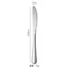 Venta al por mayor de Acero Inoxidable 304 Vajilla Doméstica Hotel Estilo Occidental Cuchara para Hielo 1010 Vajilla Occidental Set de Cuchillo, Tenedor y Cuchara para Steak