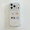 Funda de teléfono de cachorro estrella de dibujos animados estilo coreano adecuada para Apple 17 Pro Max, iPhone 16, linda para mujeres, 15, 14P