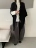 Elegante bufanda triangular de mezcla de lana, ambiente de otoño e invierno, chal exterior tejido con estilo, fabricante para comercio transfronterizo