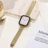 Adecuado para Apple Watch 11ª Generación Modelo Fino Lleno de Estrellas con Cuatro Filas de Diamantes Incrustados Correa de Aleación de Zinc para Venta Transfronteriza