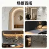 Paneles decorativos comerciales para hoteles y casas de huéspedes serie Meteorito, con un material suave texturizado, curvo y flexible que imita la apariencia de la piedra para paredes de fondo