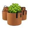 Bolsas de cultivo no tejidas más vendidas transfronterizas para jardinería, cultivo de tomates y patatas, y bolsas para plántulas al por mayor