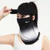 Velo de Protección Solar para Mujer, Máscara Facial de Seda Helada Estilo Bosque de Verano, Parasol para Ciclismo, Protección UV, Bufanda Facial para Colgar de las Orejas, Facekini al por Mayor