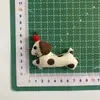Nuevo Estilo Coreano Lindo Tela de Lunares Rellena de Algodón Ropa para Perros Salchicha Bolsas Accesorios para el Cabello Colgantes para Muñecas Accesorios
