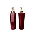 Botellas de Champú de Alta Gama al por Mayor de 500 ml, Botellas Electroplateadas de Alta Gama, Loción para el Cuidado del Cabello, Acondicionador para el Cabello, Botellas de Champú