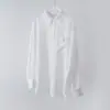 Camisa Cuadrada Transpirable Lavable, Mezcla de Ramio y Tencel, Sencilla y Holgada para el Trabajo, Top Adelgazante de Manga Larga con Protección Solar