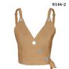 Disponible en la estación europea AliExpress ebay Comercio exterior Nuevo chaleco sin tirantes con cuello en V y botones para primavera y verano para mujer