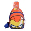 Bolsa Peitoral Infantil, Bolsa Transversal Casual da Moda para Meninos e Meninas, Bolsa de Ombro Pequena Porta-Moedas Fofa de Desenho Animado, Bolsa de Ombro Pequena Mini Tendência e Descolada