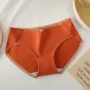 Bragas de mujer Algodón ropa interior de contraste archivo inferior antibacteriano ropa interior de cintura para niñas bragas de mujer sin costuras al por mayor