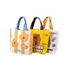 Bolsa Tejida Portátil de PP con Laminación Personalizada e Impresión a Color, Logo Publicitario, Bolsa de Serpiente de Plástico para Compras Estudiantiles, Gran Capacidad