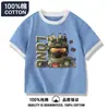 Camiseta Delta Force Ropa Infantil Manga Corta Niños Camisa Dragón Media Manga Rosa Grabada en Oro Top de Algodón Puro
