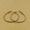 Pendientes de acero inoxidable de moda europea y americana, gran círculo de camarón, hebilla de oreja masculina, conjunto de pendientes de acero de titanio, joyería para mujer al por mayor