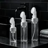 Botella dosificadora de espuma, botella pulverizadora de espuma de presionar para dispensar, botella de recarga para viajes, botella vacía para limpiador facial, botella vacía portátil para uso doméstico
