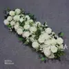 Arreglos Florales de Boda Estilo Bosque, Macetas Colgantes, Flores de Seda, Decoraciones de Pasillo, Decoraciones para la Ceremonia de Entrega del Coche de Boda, Escaparates, Plantas Verdes