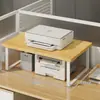Soporte para impresora, estante para escritorio de oficina, estante organizador de archivos para escritorio en casa, soporte pequeño para copiadora de escritorio