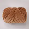 Suministro Especial Transfronterizo de Hilo Cardado de Terciopelo de Cristal 3cm Manta Hecha a Mano DIY Hilo Grueso Hilo para Cojín Tiras de Tela Hilo para Cama de Gato